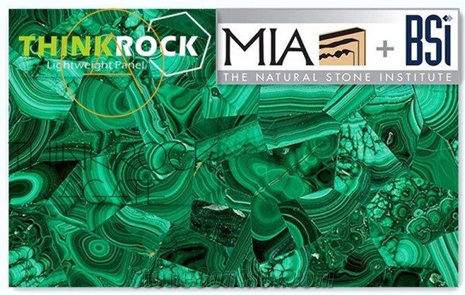 Green Malachite Tiles Based on Galaxy White Quartz