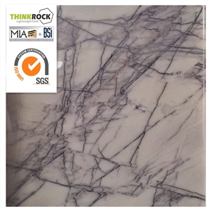 Lilac White Marble Tile Slab Wall Flooring Interior