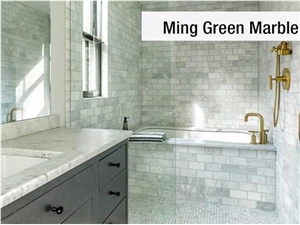 Ming Green Marble for Bathroom Design
