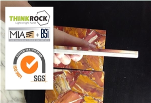 Orange Wooden Fossil Stone Glass Composite Slabs Orange Gem Stone