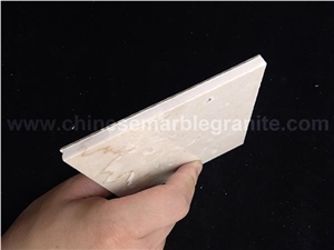 Polished Gold Veins Beige Marble Veneer Plastic Composite Panel