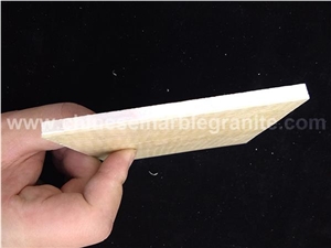 Polished Gold Veins Beige Marble Veneer Plastic Composite Panel