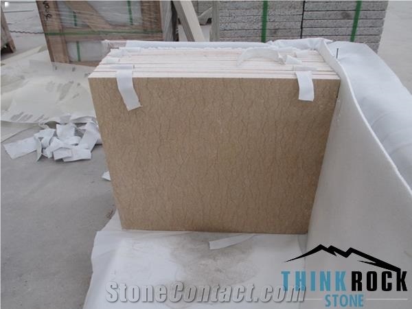Polished Perlato Pure Yellow Marble Flooring and Wall Panels