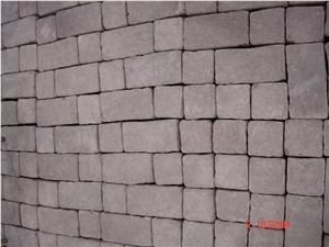 Red Sandstone Cobbles Cube