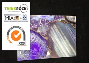 Strict Production Polished Blue Agate Glass Composite Blue Agate Strict Production Polished Blue Agate Glass Composite Blue Agate