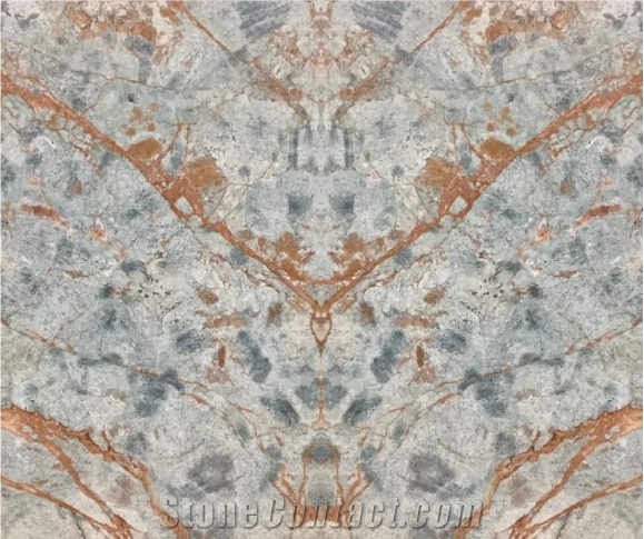 Blue Riff Marble Slabs Iran Exotic Tiles for Vanity Tops