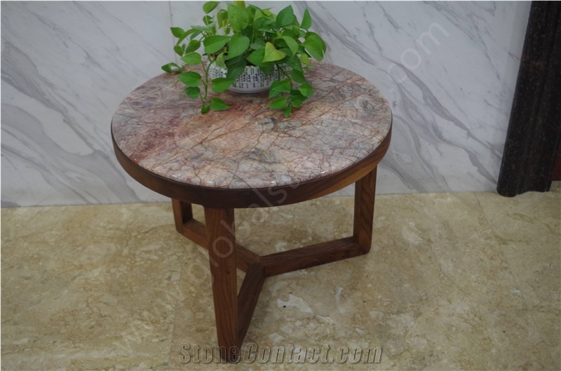 Violet Gold Marble Slabs for Kitchen and Vanity Countertops