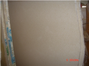 White Limestone,Light Beige Limestone,Honed Finished Limestone Slabs