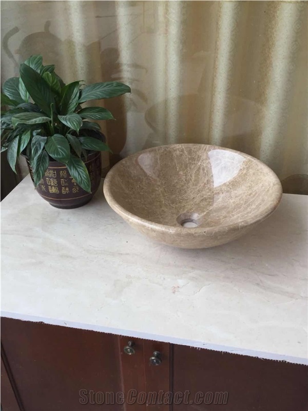 White Round Bowls,Cararra White Round Bowls,Stone Wash Basins