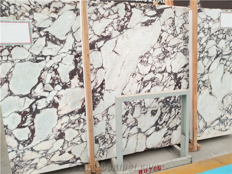 Calacatta Viola Violet Bookmatch Marble Slabs