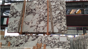 Calacatta Viola Violet Bookmatch Marble Slabs