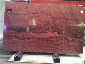 Revolution Fusion Fire Rosa Wave Fantasy Red Granite Quartzite Slabs
