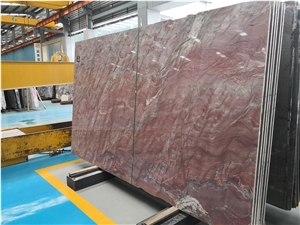 Revolution Fusion Fire Rosa Wave Fantasy Red Granite Quartzite Slabs