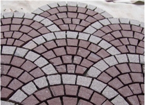 Wholesale Cheap Granite G603& G682 Cobble Stone Pavement