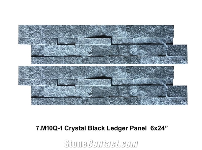 Crystal Black Ledge Stone