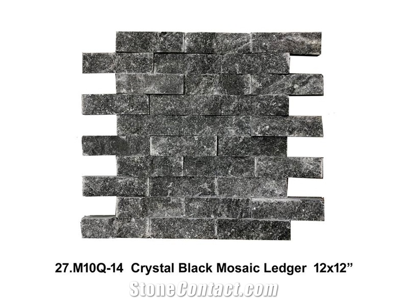 Crystal Black Ledge Stone