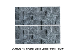 Crystal Black Ledge Stone