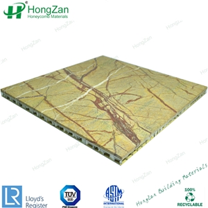 Artificial Quartzite Stone Honeycomb Composite Panels for Curtain Wall Panel