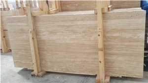 Light Beige Travertine Slabs