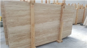 Light Beige Travertine Slabs