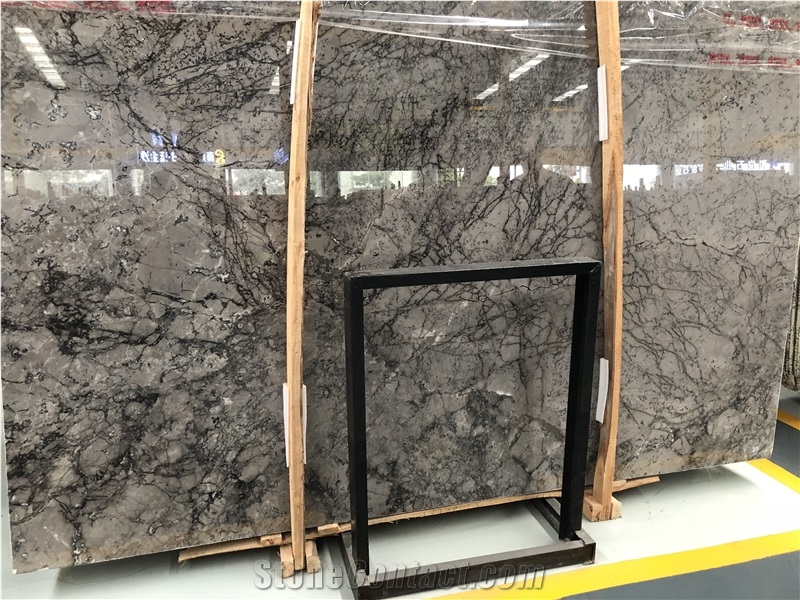 Abstractionist Grey Bodhi Gray Marble Slabs,Wall Floor Polished Tiles