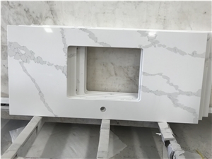 Bianco Calacatta White Quartz Bathroom Vanity Tops,Bath Tops Bianco Calacatta White Quartz Bathroom Vanity Tops,Bath Tops