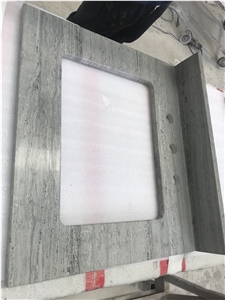 Blue Wood Vein Grain Marble Kitchen Countertops,Worktops,Tops