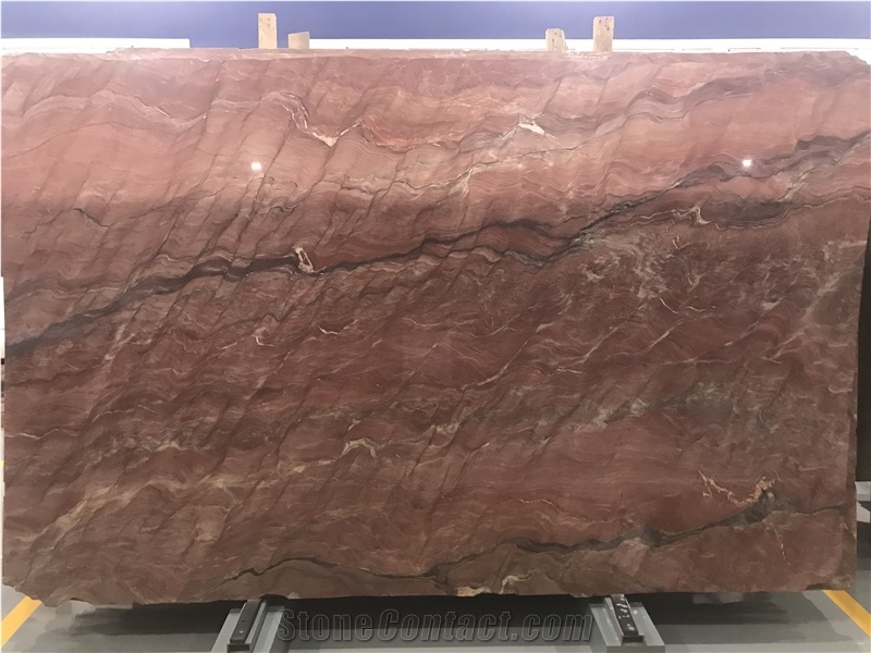 Brazil Revolution Fire Fusion Red Quartzite Slabs,Wall Floor Tiles