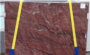 Brazil Revolution Fire Fusion Red Quartzite Slabs,Wall Floor Tiles