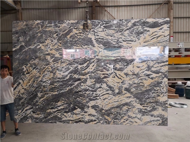 Calacatta Grey Gold Portoro Marble Slabs Flooring Walling Tiles