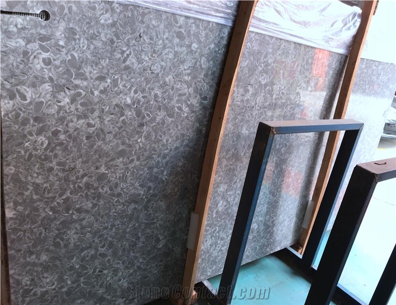 Flower Sea Grey Gray Crema Perlato Limestone Slabs,Wall Floor Tiles