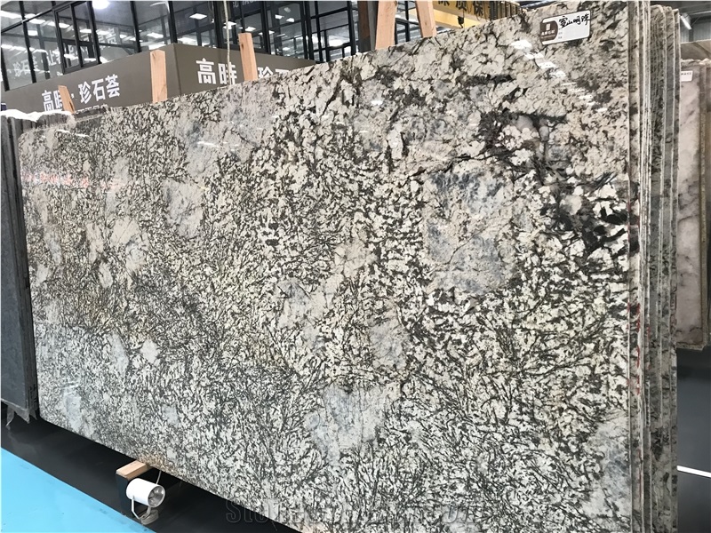 Golden Snow Mountain Silver Fox Granite Slabs Flooring Walling Tiles
