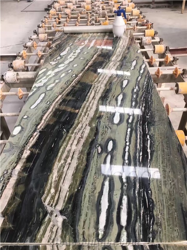 Green Pool Lotus Lily Marble Slabs,Wall Background Tiles,Floor Tiles