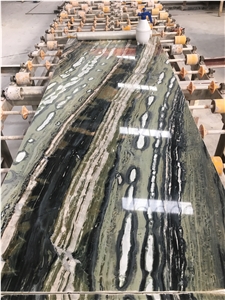 Green Pool Lotus Lily Marble Slabs,Wall Background Tiles,Floor Tiles