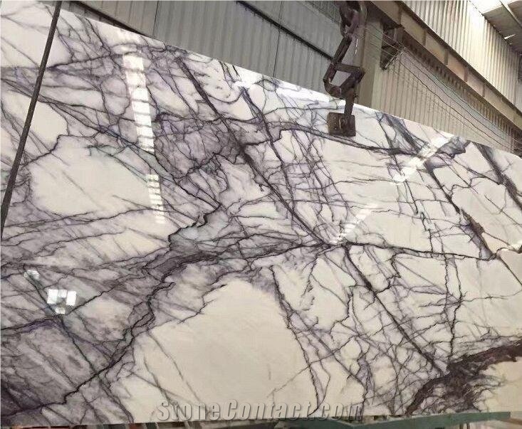 Incense Chanel Plum Lilac Marble Slabs,Wall Floor Polished Tiles