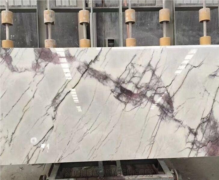Incense Chanel Plum Lilac Marble Slabs,Wall Floor Polished Tiles