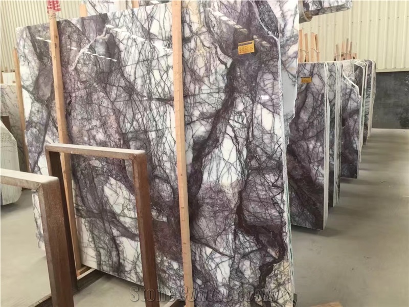 Incense Chanel Plum Lilac Marble Slabs,Wall Floor Polished Tiles