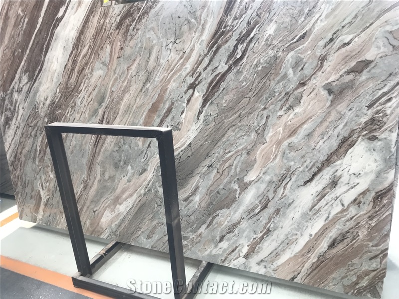 India Fantasy Brown Glacier Sands Marble Slab,Wall Floor Polished Tile