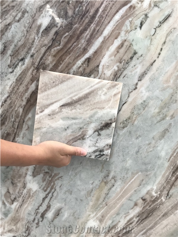 India Fantasy Brown Glacier Sands Marble Slab,Wall Floor Polished Tile