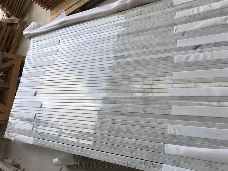 Italian Bianco Carrara White Bathroom Vanity Work Counter Tops