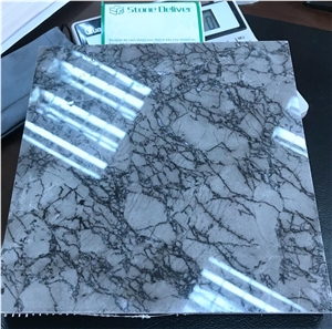 Pilates Grey Abstractionist Gray Marble Kitchen Countertops