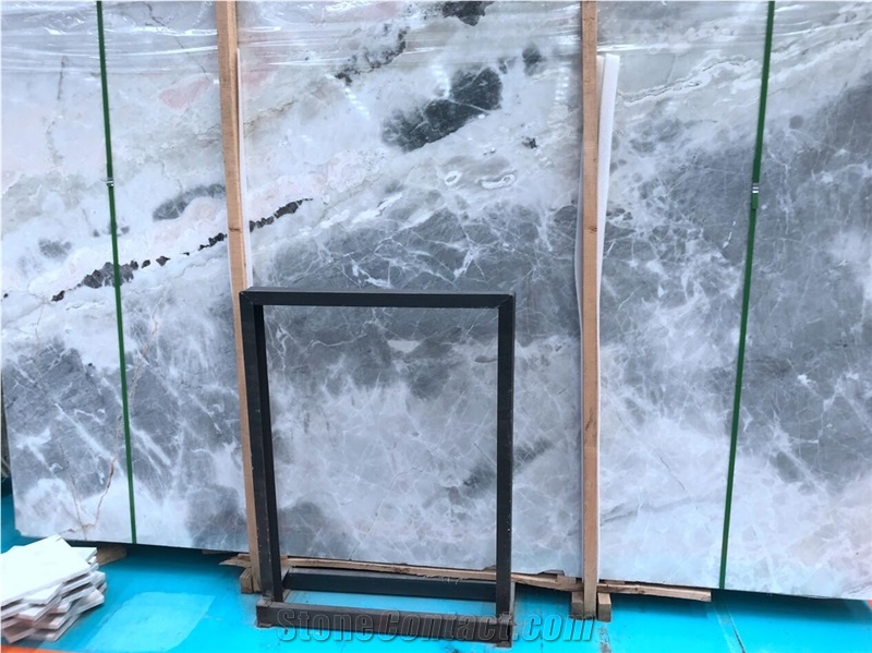 Translucent Onyx-Marble Look Bathroom Vanity Tops Abstractionist White