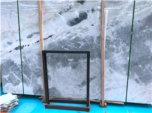 Translucent Onyx-Marble Look Bathroom Vanity Tops Abstractionist White