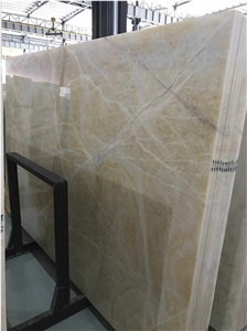 Crystal Onyx Slabs & Tiles, China Yellow Onyx Slabs