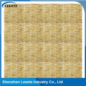 12" Supplier Design Honed Finished Linear Honey Onyx Mosaic
