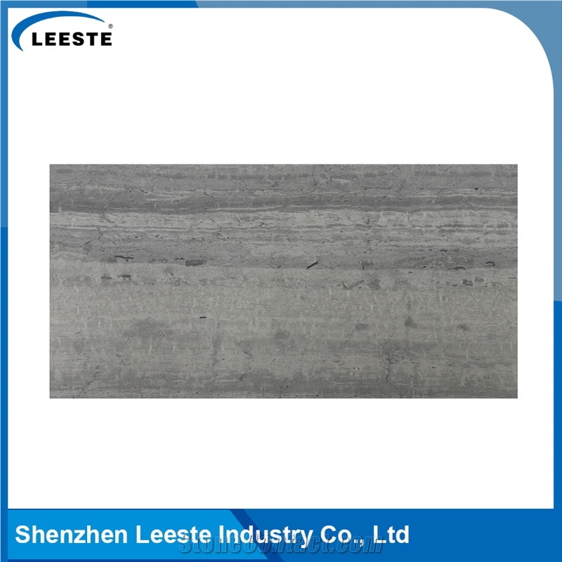 Blue Wood Vein Polished Wooden Marble Tiles, China Grey Marble