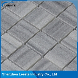 Grey Color Marmara Square Honed Marble Mosaic