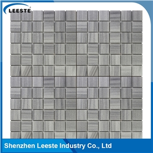 Grey Color Marmara Square Honed Marble Mosaic