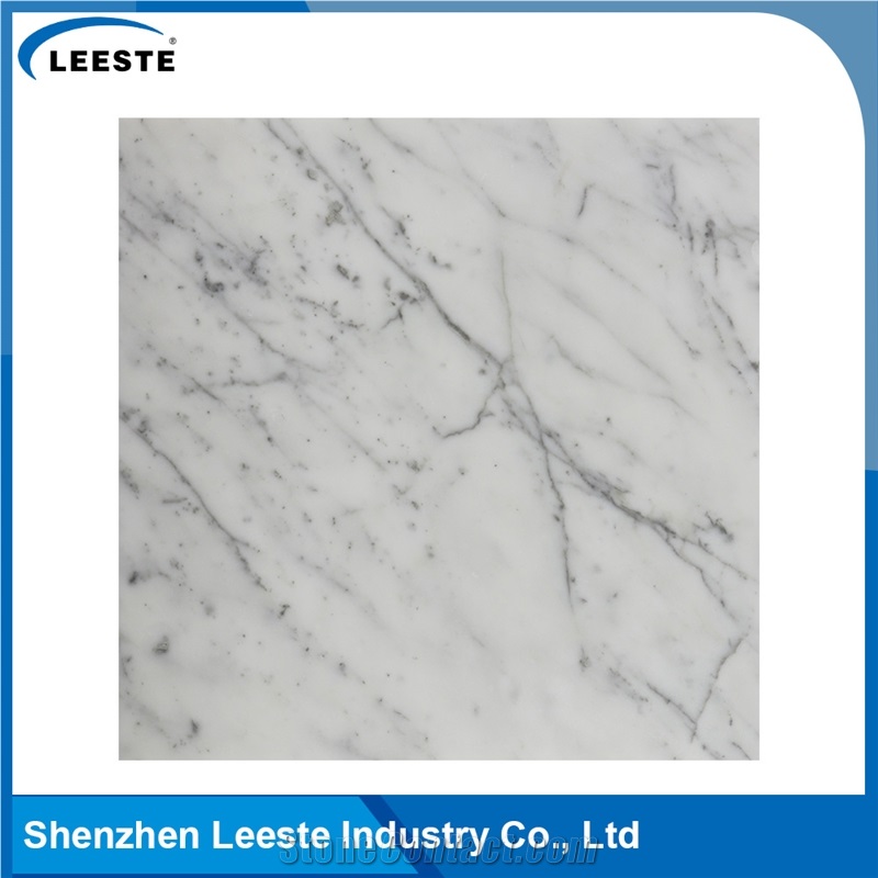 Italian Bianco Carrara White Marble Tiles