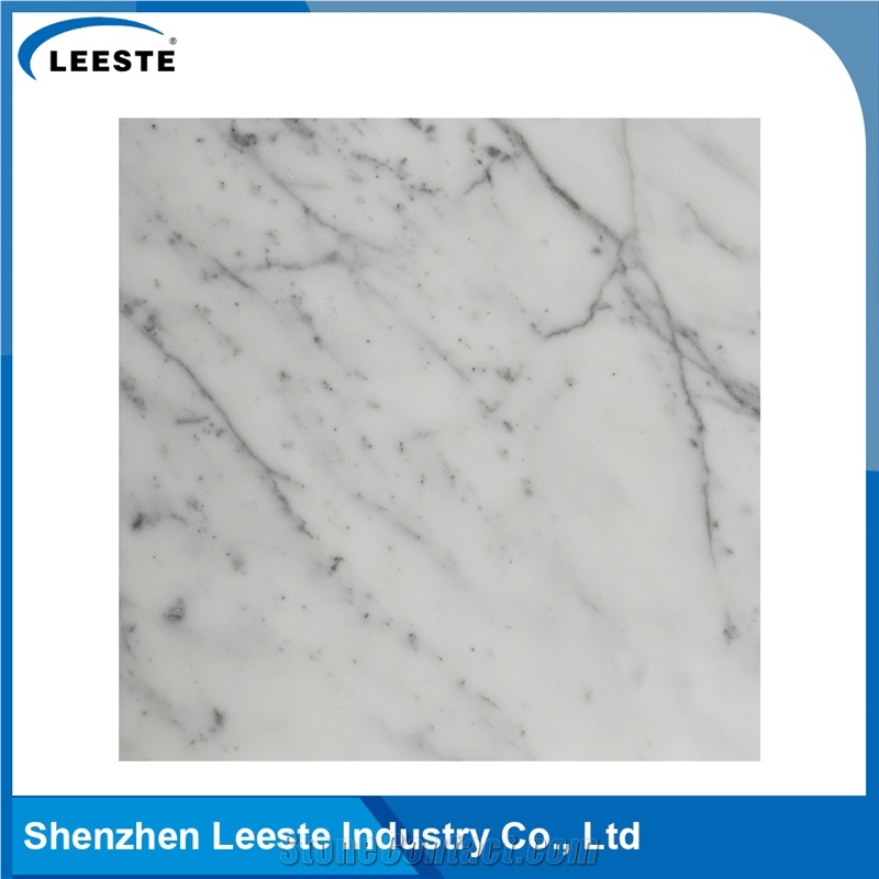 Italian Bianco Carrara White Marble Tiles